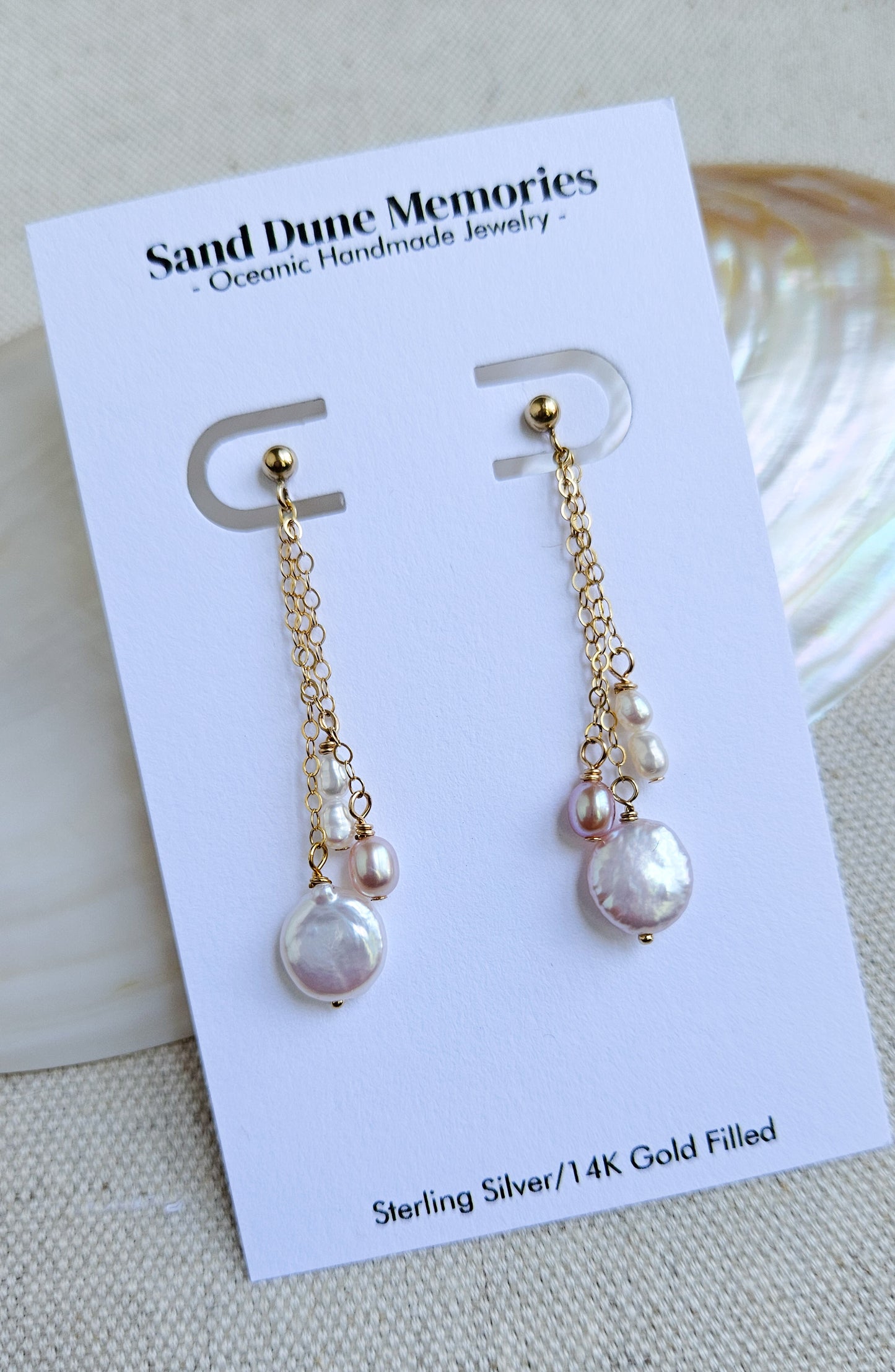 Lustrous Freshwater Pearl Earrings