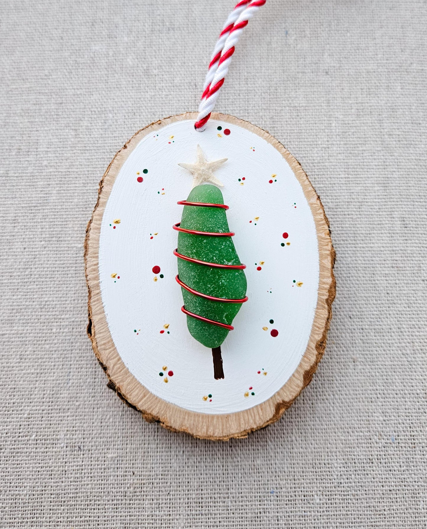 Seaglass Christmas Tree