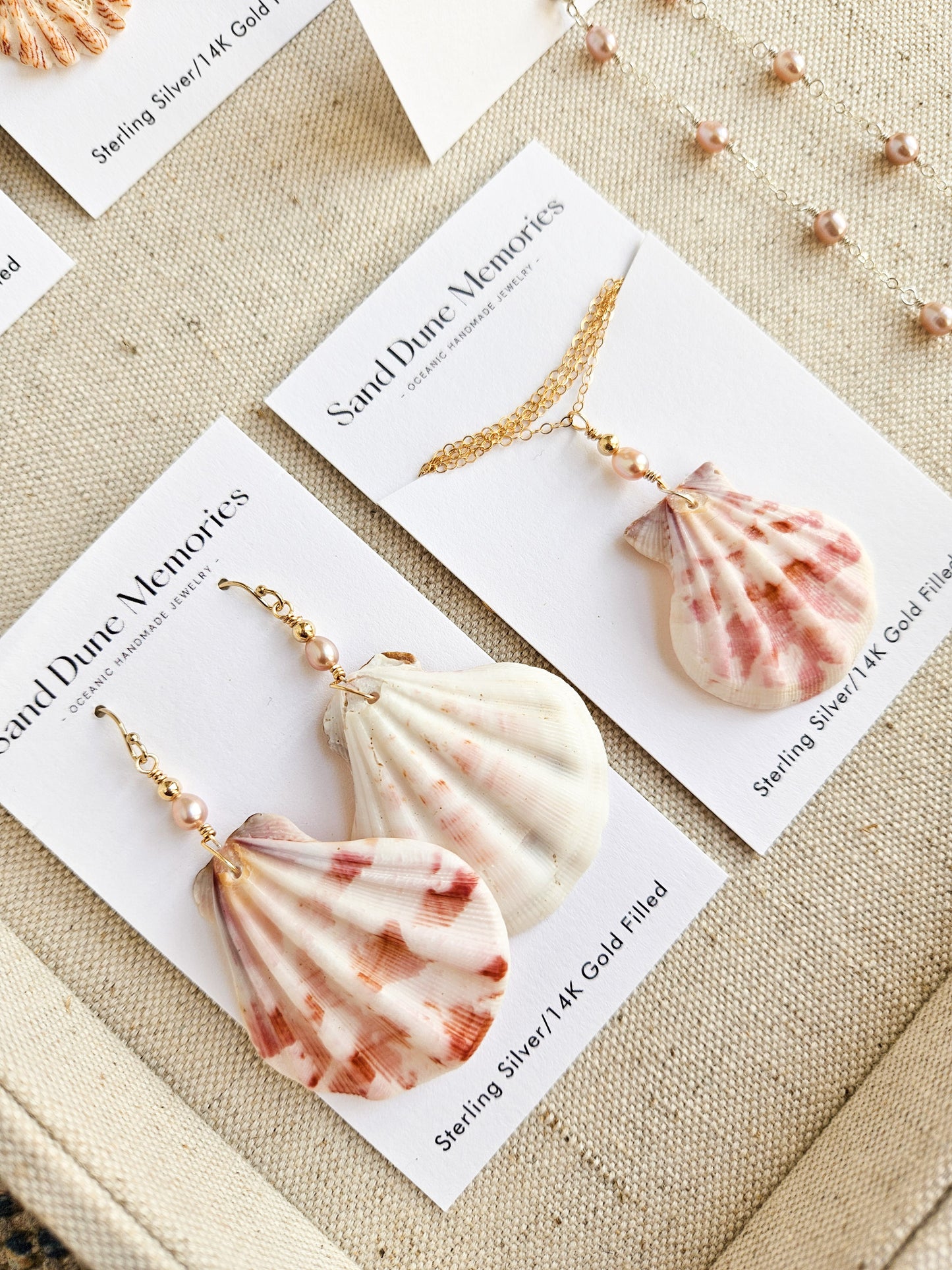 Marina Scallop Shell Earrings