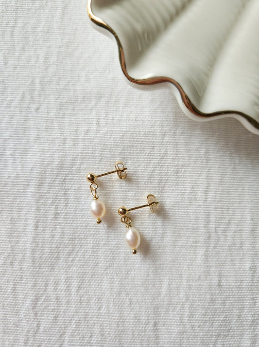 Krystal Freshwater Pearl Earrings